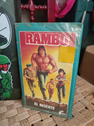 juguetes bootleg y figura rambo vintage años 80 90