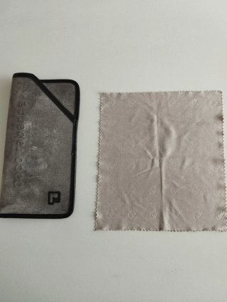 Funda gafas Paco Rabanne gris + gamuza