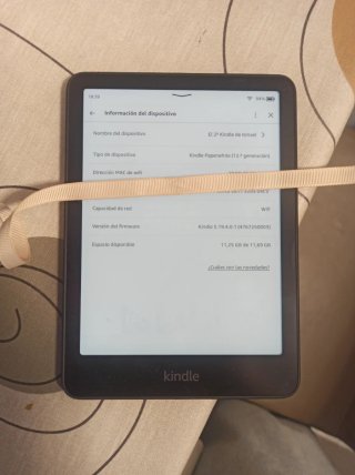 Kindle Paperwhite 12 Negro en perfecto estado