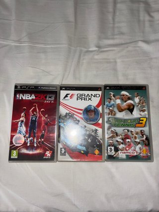 Pack 3 Juegos PSP: NBA 2K13, F1 Grand Prix, Smash