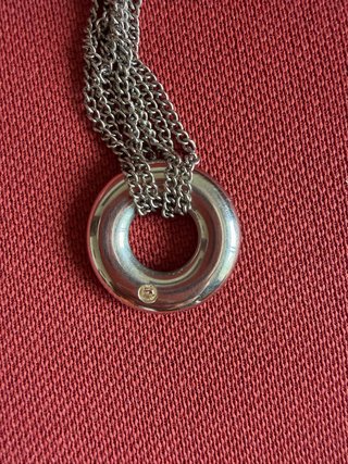 Collana Swatch Argento Cerchi