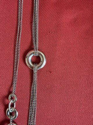 Collana Swatch Argento Cerchi