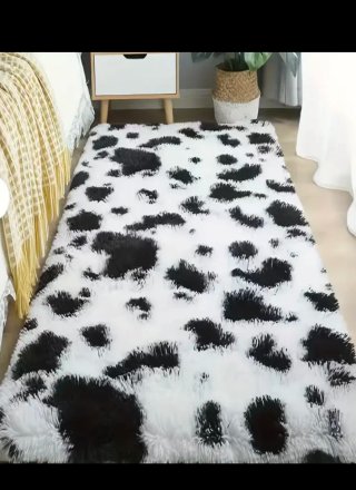 Alfombra Estampado Vaca Mullida 80x160cm