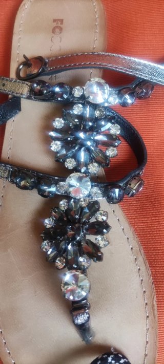 Sandalias Fosco Pedrería Talla 41