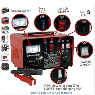 Cargador Baterías Toolland AC15