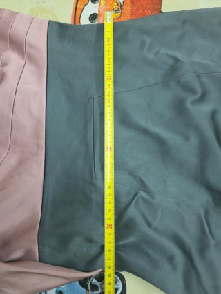 Vestido fiesta rosa y gris talla 40