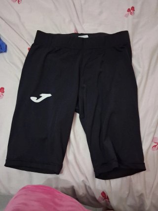 Pantalón corto de malla azul