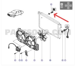 Electroválvula ventilador Renault 25