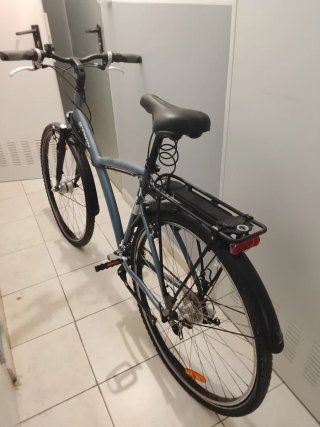 Bicicleta de paseo B'TWIN azul