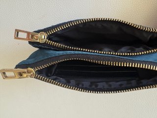 BIMBA Y LOLA Monedero Nylon y Malla Verde