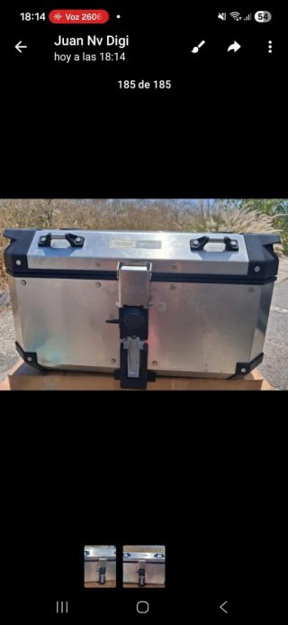 Baúl Givi Trekker Outback 58L Plata