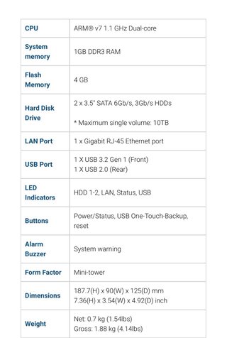 NAS QNAP TS-228 ARM v7