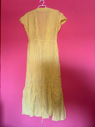 Vestido Mango Amarillo Talla XS