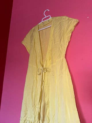Vestido Mango Amarillo Talla XS