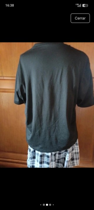 Pijama Verano Oso Cuadros