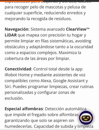Aspirador Roomba 105 Combo Robot