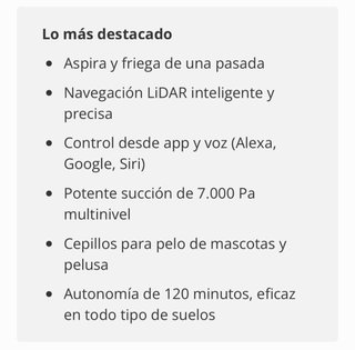 Aspirador Roomba 105 Combo Robot