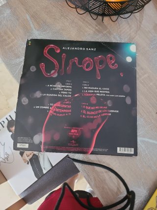 Vinilo Alejandro Sanz Sirope Firmado