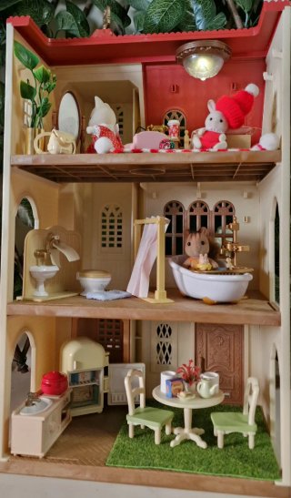 Torreón con ascensor sylvanian families