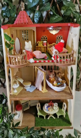 Torreón con ascensor sylvanian families