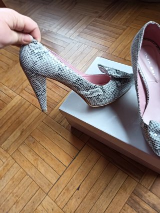 Zapatos tacón ELIA BRUNI lazo