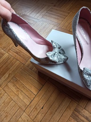 Zapatos tacón ELIA BRUNI lazo