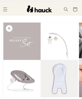 Hamaca Hauck Alpha Deluxe 2-en-1