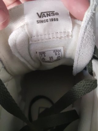 Zapatillas Vans Sk8-Hi Altas Blancas y Verdes