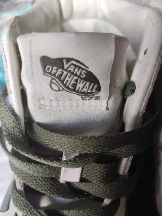 Zapatillas Vans Sk8-Hi Altas Blancas y Verdes