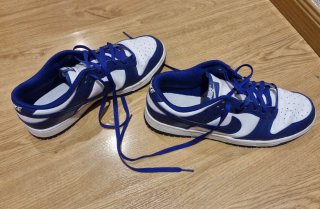 Nike Dunk Low Azul y Blanco Talla 44.5