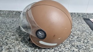 Casco Moto Ride Motorcycles Marrón Talla M