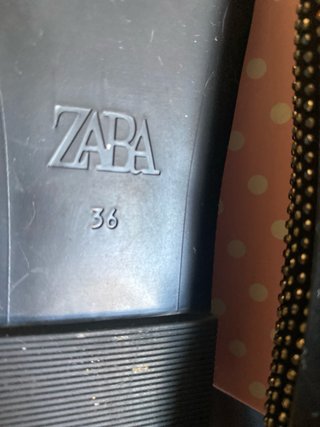 Bailarinas Zara negras con lentejuelas T.36