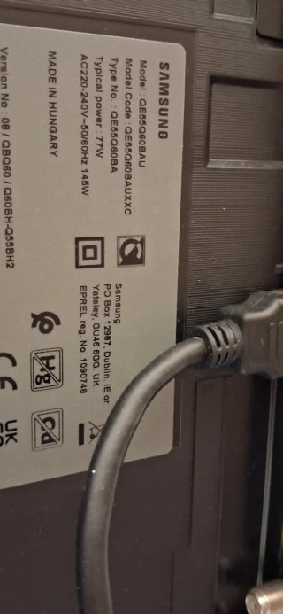 Smart TV Samsung QLED Negra 55 pulgadas