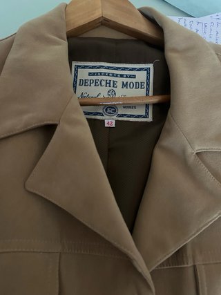 Chaqueta Depeche Mode Beige Talla XL