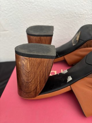 Sandalias Noa Harmon Marrón Hebilla Tortoise