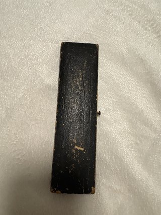 Compás de dibujo vintage con estuche