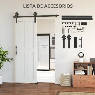 Puerta Corredera Granero con Herrajes