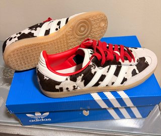 Adidas Samba Originales Cow Print Talla 39 1/3