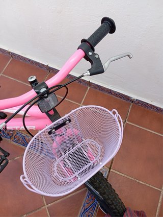 Bicicleta infantil rosa como nueva