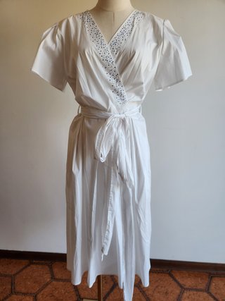 Vestito Lungo Bianco Lolitas&L Made in Italy