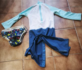 Pack bañador pañal y mono UPF50+
