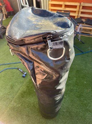 Saco de boxeo con soporte para pared 150cm