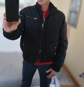 Giubbotto Massimo Rebecchi Nero Taglia 52