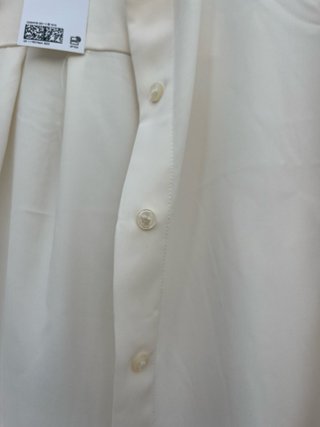 Camisa blanca de botones