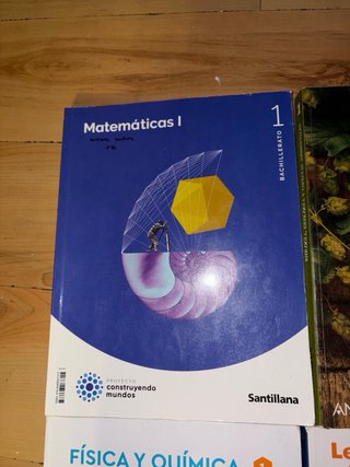 LIBROS 1 BACHILLERATO