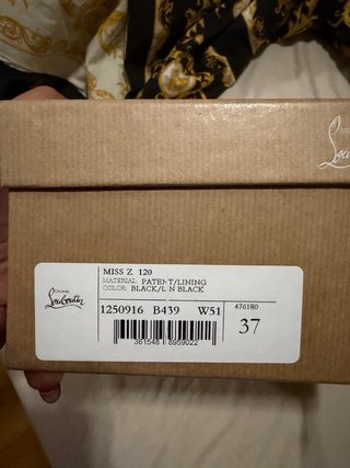 Zapatos Christian Louboutin Miss Z 120