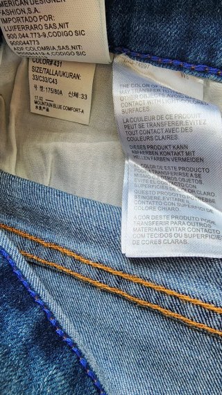 Vaqueros cortos Calvin Klein azules