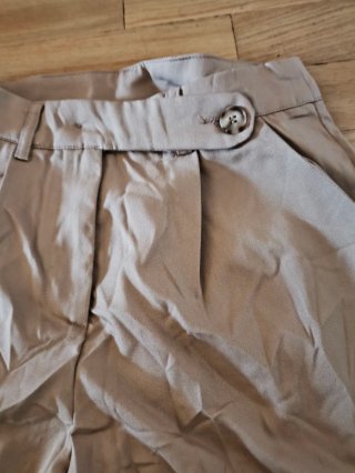 Pantaloni eleganti vita alta grigi