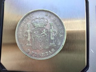 2 Monedas Plata 5 Pesetas Alfonso XIII