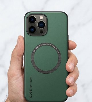 Cover Verde Scuro per iPhone 14 Plus